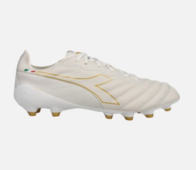 Crampons De Football Diadora Brasil Elite Tech Italy - Taille 46, Cuir, Sol Ferme, Neuf Sans Emballage