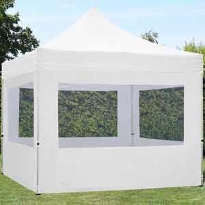 3x3m Faltpavillon Faltzelt ALU Pavillon Partyzelt mit 4 ...