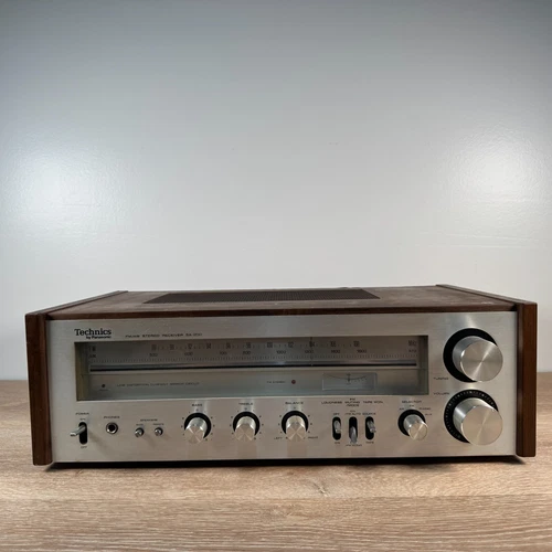 Technics SA-200 AM FM Stereo Tuner Receiver  Tested - READ