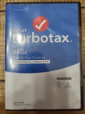 Intuit TurboTax Basic Federal + E-File 2020 For Windows And Mac New Sealed 0Ship