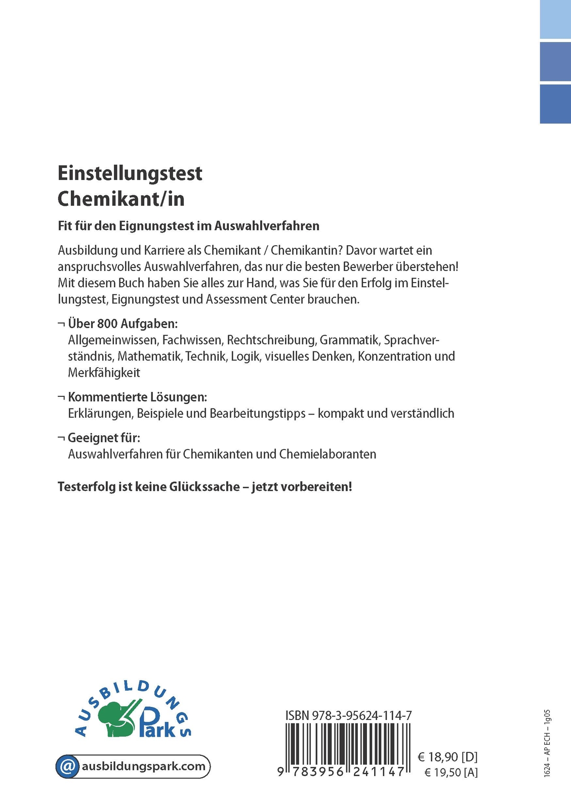 Thumbnail - Einstellungstest Chemikant / Chemikantin Kurt Guth
