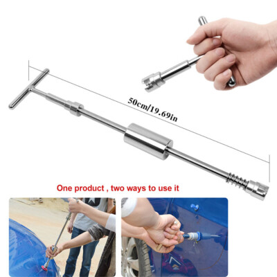 137pc Paintless Dent Removal Kit - Car Dent Puller With Slide Hammer, T-Bar & Bridge Puller | DIY Auto Body Repair