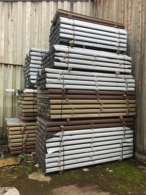 Job Lot Of Plastic Fence Posts Eco Posts Ebay