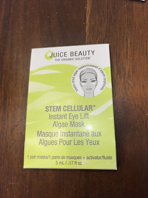 Juice Beauty Stem Cellular Instant Eye Lift Algae Mask - 1 pair  5ml/.17 Fl Oz