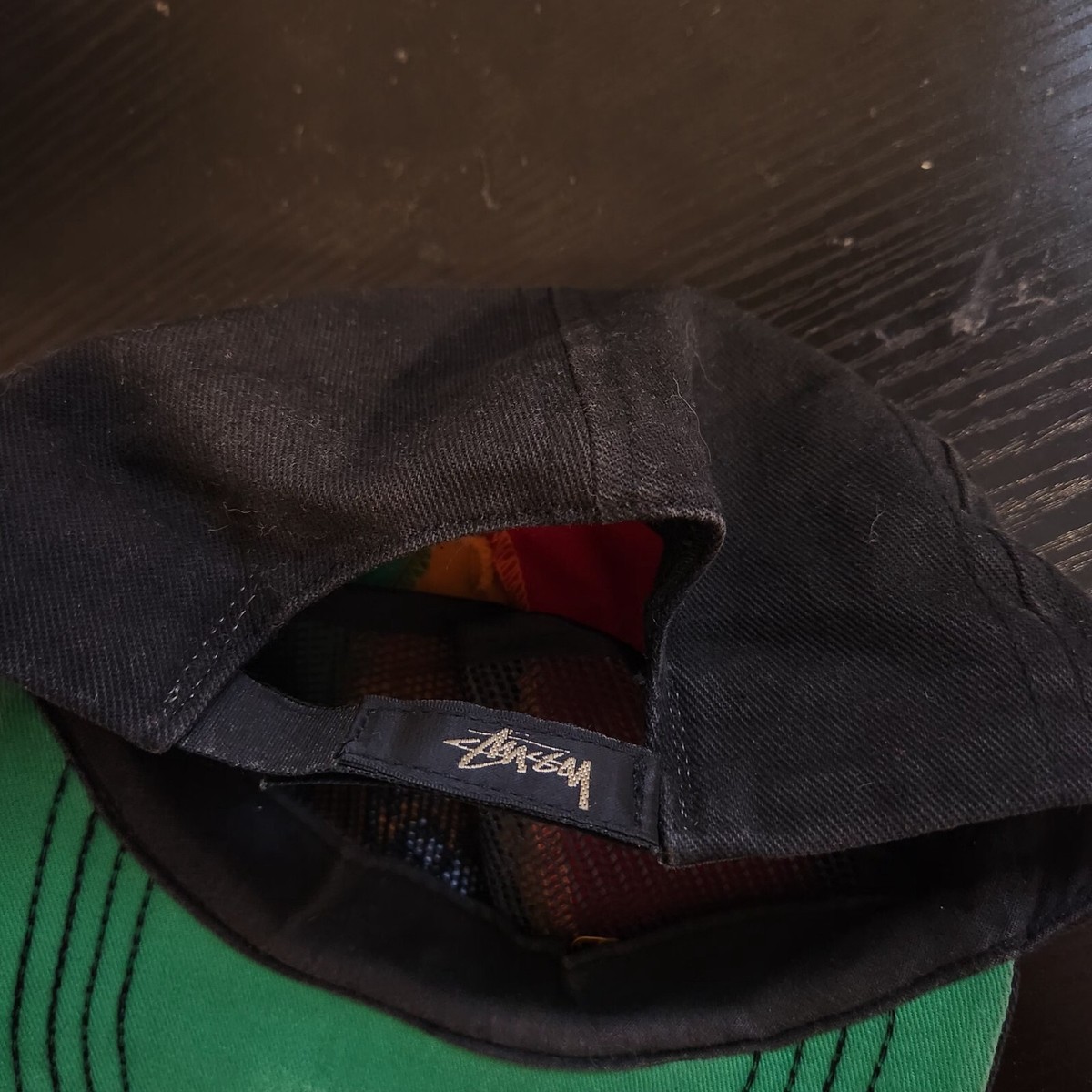 Vintage Stussy Logo Hat 90s 80s Made In USA Streetwear Rasta Vintage Stussy Logo Hat 90s 80s Made In USA Streetwear Rasta