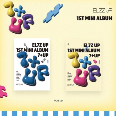 EL7Z UP [7+ UP] 1st Mini Album PLVE Ver RANDOM/Image Card+2Card+L-Holder+Sticker
