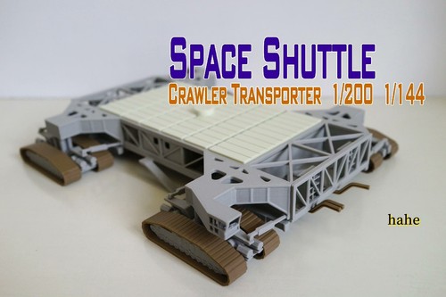 1/200 Space Shuttle Raupentransporter 3D gedrucktes Kunststoff Produktmodell Neu
