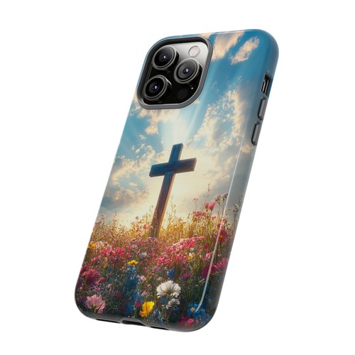 For iPhone | Samsung Galaxy | Pixel Phone Case - Cross Wildflower Sunrise - 第 62/256 張圖片