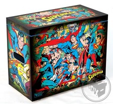 Superman (by Jose Garcia-Lopez) - Large Comic Book Hard Storage Box Chest MDF