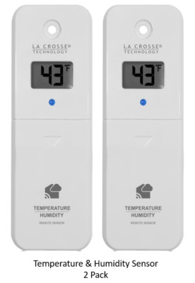 LTV-TH2 La Crosse Technology View - Temperature & Humidity Sensor - 2 ...