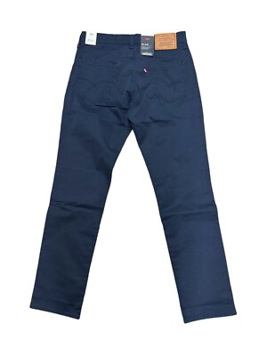 Levi's Men's 511 Slim Fit Premium Pants Color Navy Blue Wash