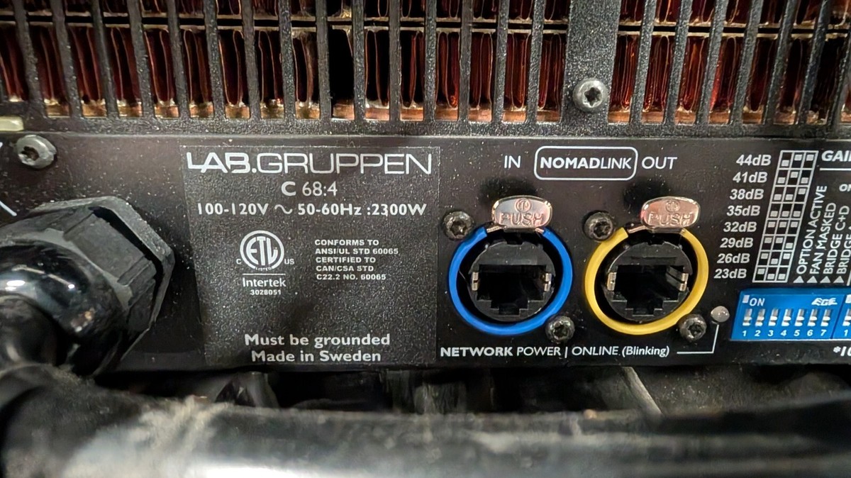 Lab Gruppen C 68.4 | 1700x4-Channel Amplifier & Lake Contour