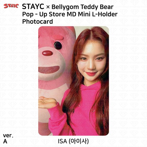 StayC x Bellygom Teddybär Pop Up Store Offizieller MD Becher Öko Tasche Fotokarte KPOP - Bild 23 von 72