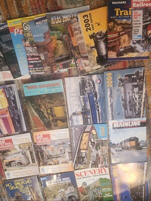 Lot of 25 Model Train Books And Magazines Lionel, Walthers, K-line, Scenary 