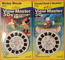 MICKEY MOUSE 1987 Donald Duck's Vacation 3D View-Master Reel Disney LOT SEALED