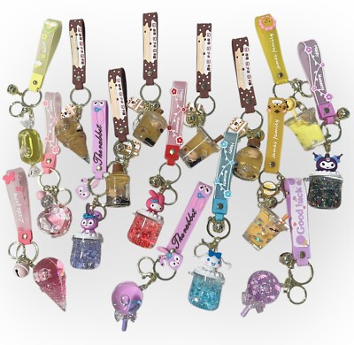 Clear Liquid Keychain   Kawaii Glitter Keychain Charm Best Gift