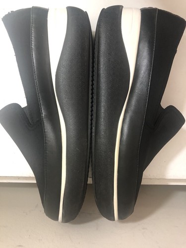 DONALD PLINER Lizzee Black/White Nylon Slip On Shoe Sneaker Womens Size 10 M - Picture 11 of 15