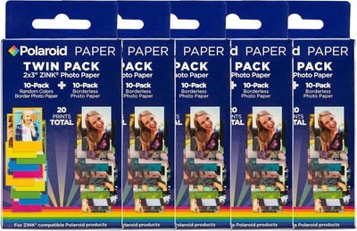 Premium 2x3ʺ Smudge-Proof Photo Paper - Compatible with Mint Cameras, 50 Pack