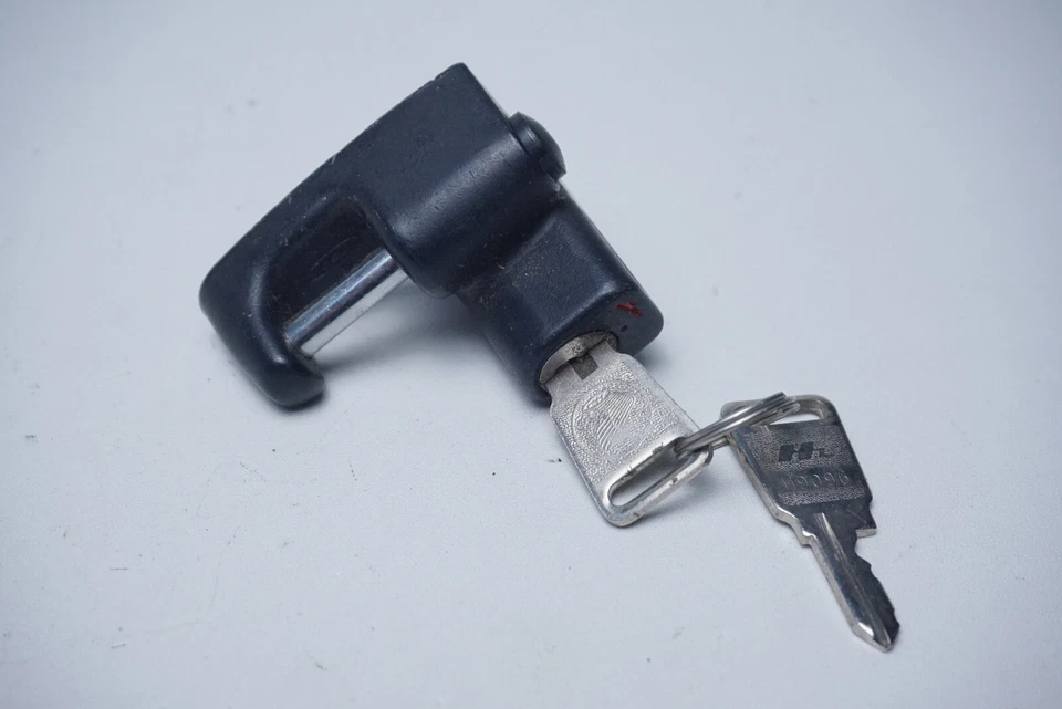 Soporte para casco Honda C50 CB100 125 CG110 125 JX110 125 SL100 125 XL10 bloqueo de suspensión Foto 4 de 4