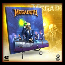 Megadeth (Rust In Peace) 3D Vinyl™ Direct from KnuckleBonz - Only 1990 Made!
