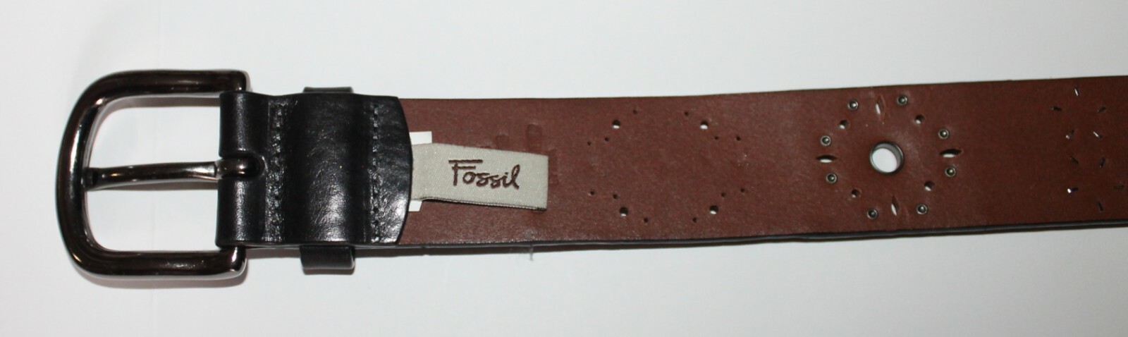 Fossil Multicolor Genuine Leather Patchwork Studd… - image 5