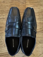 Bruno Marc Men Dress Shoes Square Toe Loafers Oxford Formal Slip On Shoes Size 9