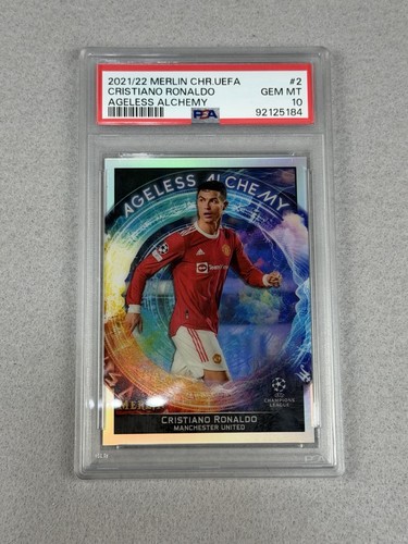 Cristiano Ronaldo #AA-2 2021 Topps Merlin Chrome UEFA Ageless Alchemy card