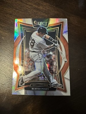 2025 Panini Select #87 Buster Posey Concourse Silver Prizm San Fransisco Giants