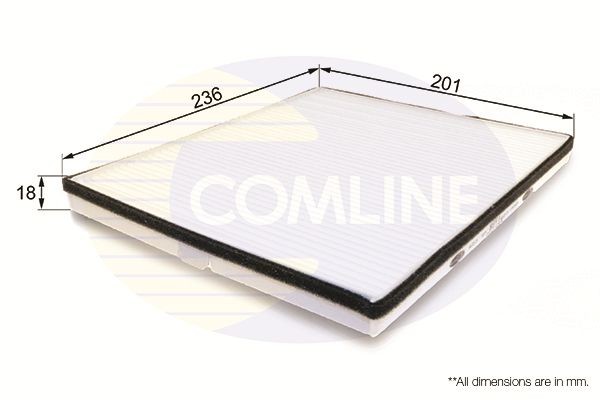 Cabin Air Filter Fits Subaru Justy Suzuki Ignis Vauxhall Opel COMLINE EKF200