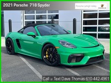 2021 Porsche Boxster Spyder