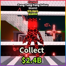 Tung Tung Tung Sahur / CURSED 👹 VERY RARE ✅  Steal a Brainrot🔥ROBLOX