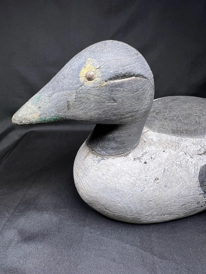 ¿Estándar ATQ Mason de colección? "Señuelo de pato de madera de grado aspecto primitivo áspero 15x7""" Foto 2 de 4