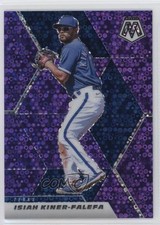 2021 Panini Mosaic Quick Pitch Purple Prizm 37/50 Isiah Kiner-Falefa #63 2t9