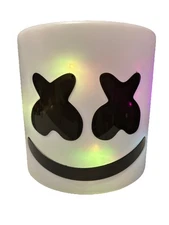 DJ Marshmello Premium Light Up LED Adjustable Helmet In Box Spirit Halloween