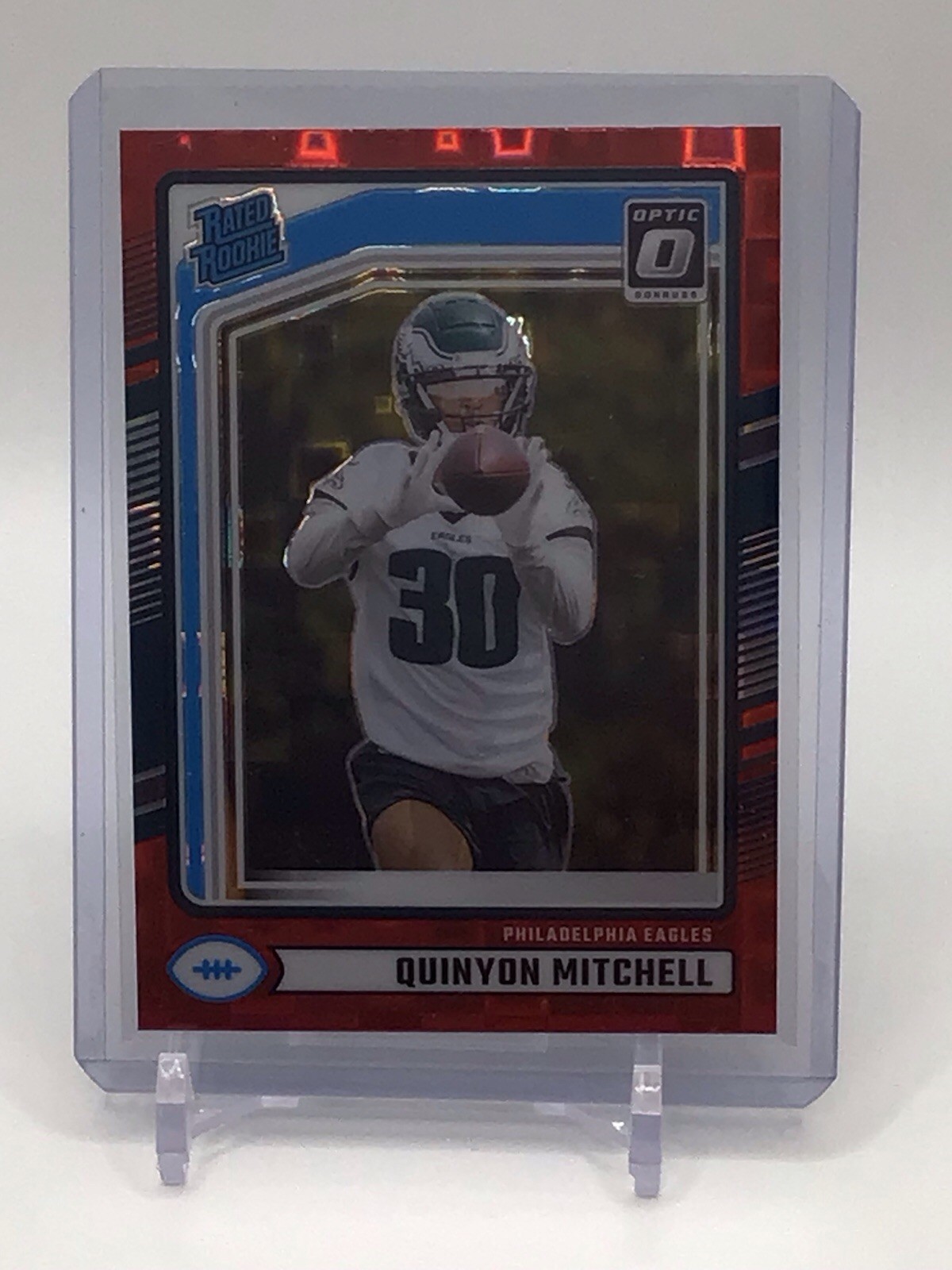 2024 Donruss - Rated Rookie Quinyon Mitchell #361 Optic Preview Red Pandora