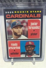 2020 Topps Heritage - Rookie Stars Randy Arozarena, Junior Fernandez #216 (RC)