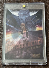 2021 Panini Score Joe Burrow 3D Refractor Intergalactic SSP