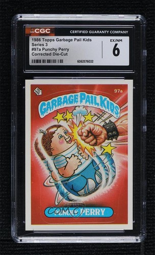 1986 Topps Garbage Pail Kids Series 3 Punchy Perry (One Star Back) CGC 6 0ed5