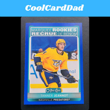 2021-22 O-Pee-Chee Blue Tanner Jeannot Rookie #502 Nashville Predators