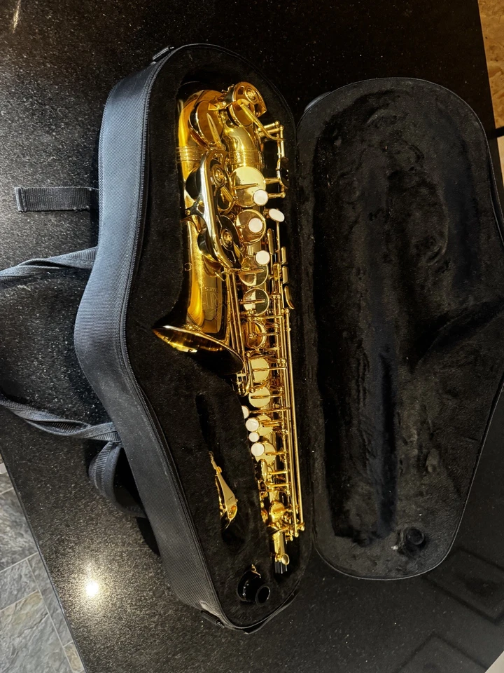 Trevor James Classic II "The Horn" Alto Saxophone - Gold Lacquer, with case - Image 2 of 4