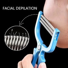 Facial Hair Remover Spring Epilator for Women Lip Chin Eyebrow Hair Removal