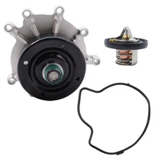 Water Pump Thermostat Assembly For 2002-2009 Jeep Liberty 3.7L V6 4-Door