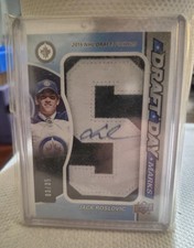 2017-18 SP Game Used Draft Day Marks Rookies /35 Jack Roslovic #DDM-JR Auto RC