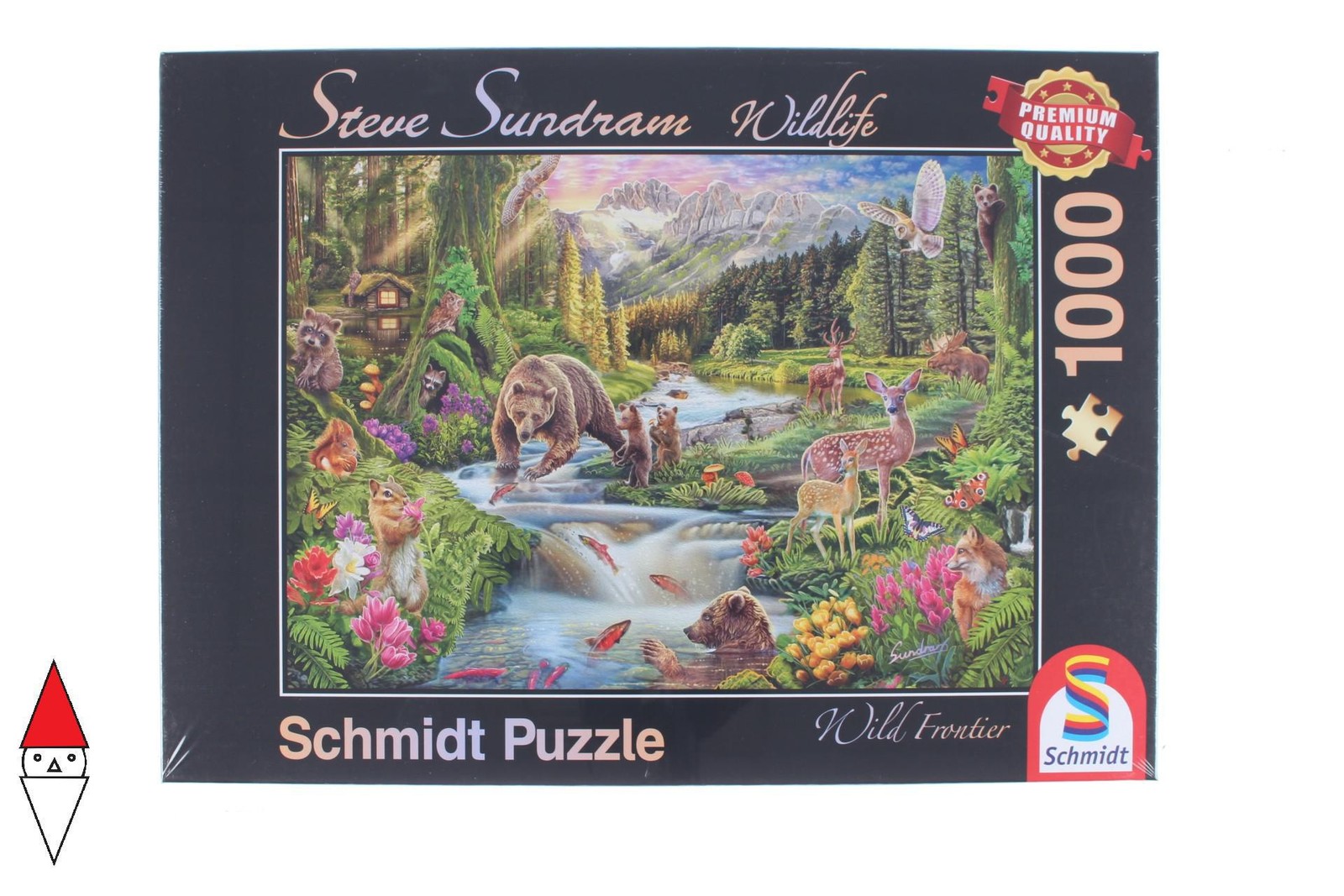 PUZZLE ANIMALI SCHMIDT ANIMALI VARI FOREST ANIMALS 1000 PZ