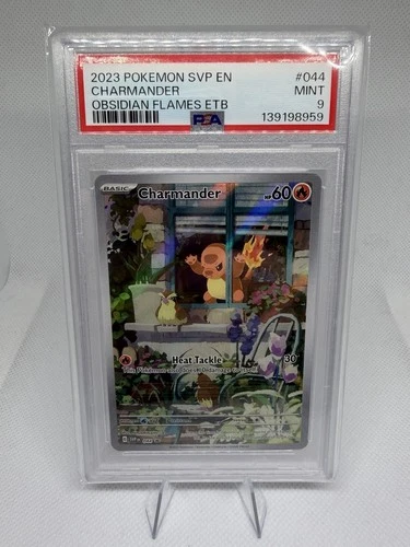 2023 Charmander 044 Sv: Scarlet & Violet Black Star Promo Holo PSA 9 English