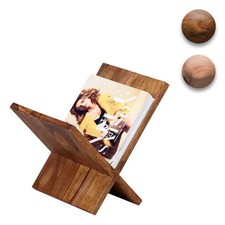 FineBuy Porte Revues Bois Massif 29x31x28cm Porte Journaux Porte Brochures 