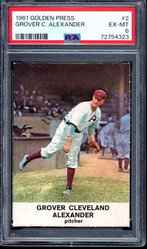 Grover C. Alexander #2 1961 Golden Press card