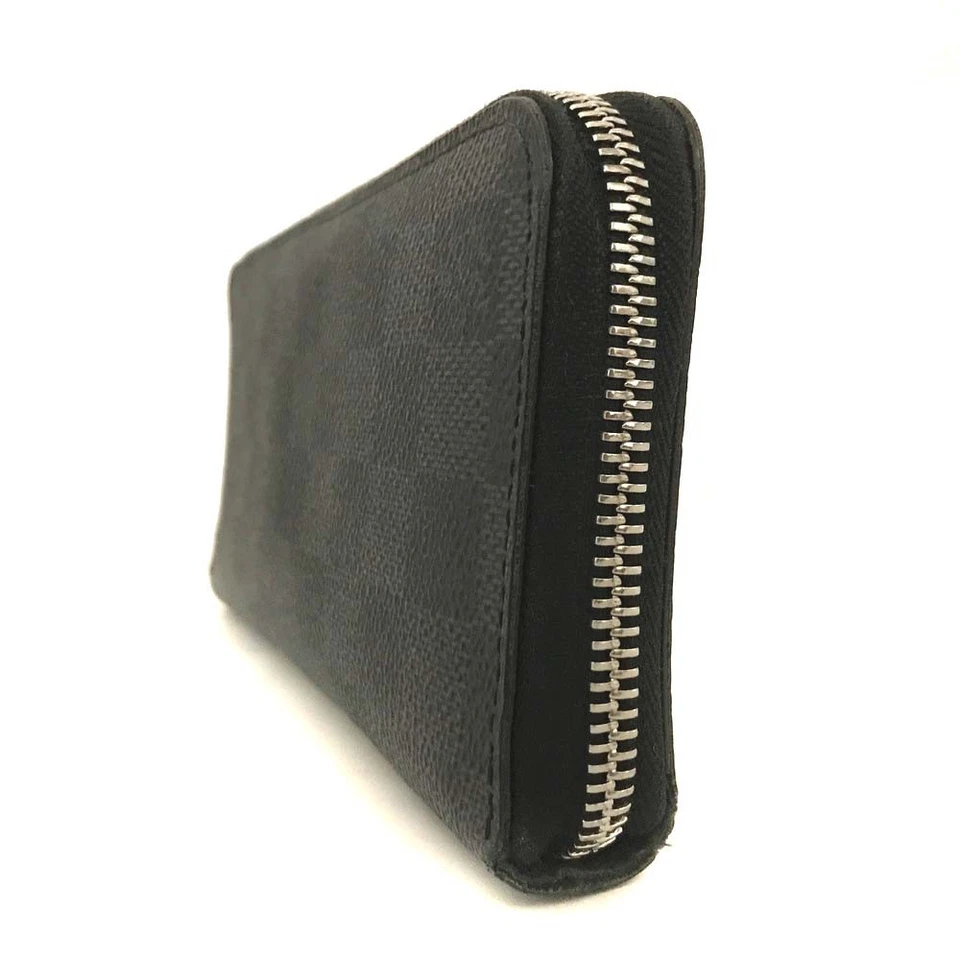 EGA Louis Vuitton Damier Graphite Vertical Zippy Round Long Wallet Black/9BL0756 - Image 2 of 4
