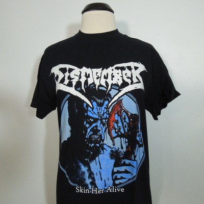 DISMEMBER Skin Her Alive S SMALL T-Shirt Black Band Logo