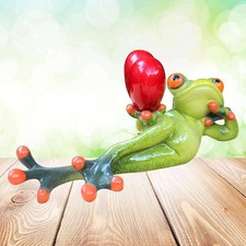  Carino Divertente Rane Figurine Ornamenti Collezione di oggetti in resina Home